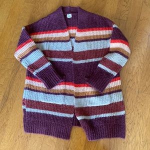 A New Day western style striped cardigan sweater🌵